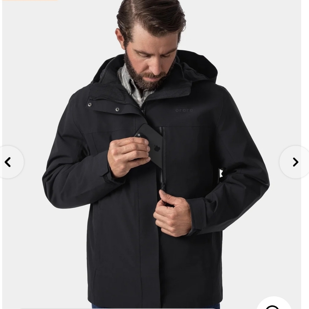 (Ew)River Ridge Men's Waterproof Shell Jacket - Picture 3 of 7